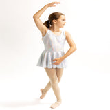THE TANK TOP DRESS: SILVER METALLIC
