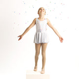 THE TANK TOP DRESS: SILVER METALLIC