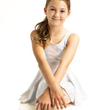 THE TANK TOP DRESS: SILVER METALLIC